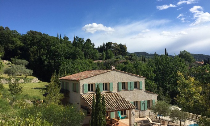 Seillans Villa | Peace and quiet at the large pool in a private location - Villa Christiane