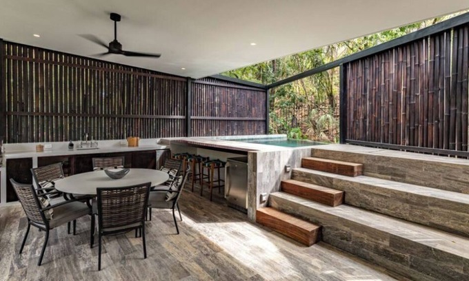 Playa Guiones House | Peaceful Japanese Inspired Jungle House
