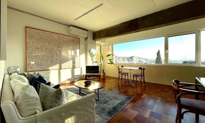 Yongsan-gu Apartment | Peaceful 2 BR APT & Cityview Close to Iconic Sites