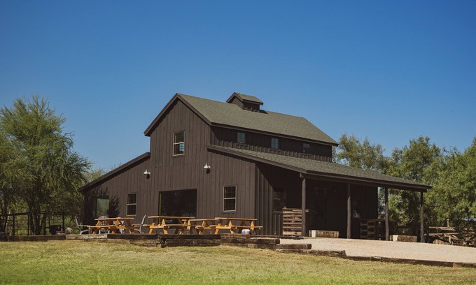 New Braunfels House | Peaceful Cabin Escape on a 65-Acre Longhorn Ranch