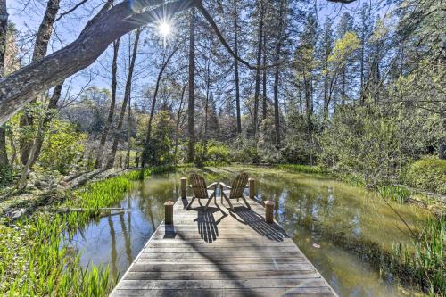 Cedar Ridge House | Peaceful Cottage with Grill and Yard in Grass Valley!