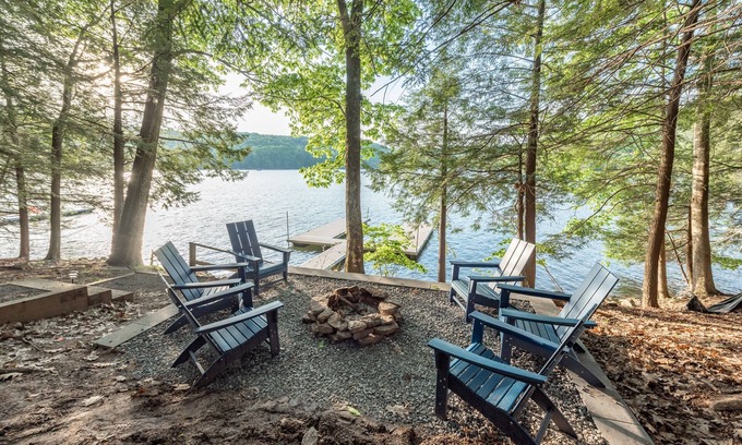 Oakland House | Peaceful Lakefront Gem w/Dock, Hot Tub, Game Room