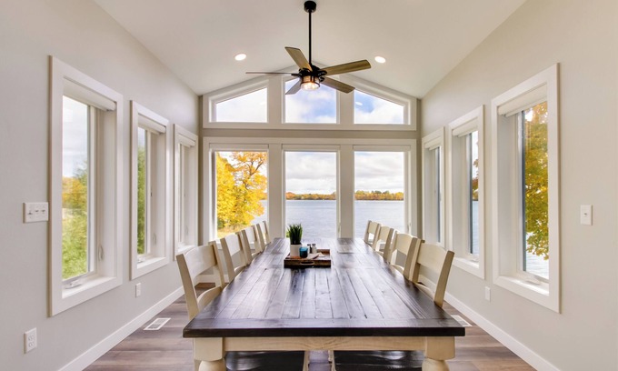 Detroit Lakes Cottage | Pearl Lake Retreat w/Dock & Stunning Views!
