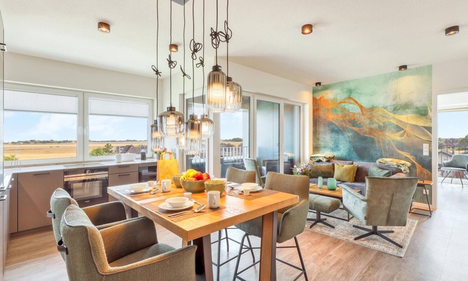 Norderhafen Apartment | Penthouse Nordstrand Watt