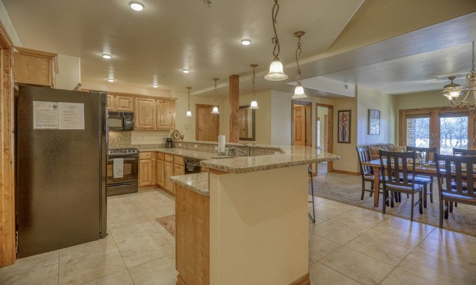 Pagosa Springs Condo | Perched atop Putt Hill, this expansive yet inviting condo is your ideal home away from home
