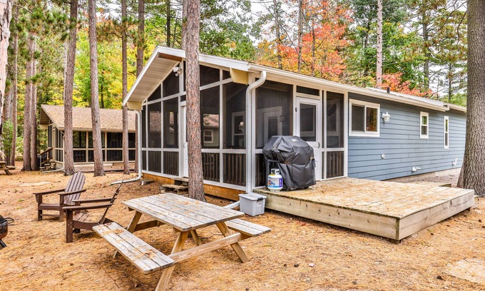 Eagle River Cottage | Pet Friendly Beautiful Cottage on Crystal Clear Private Meta Lake!
