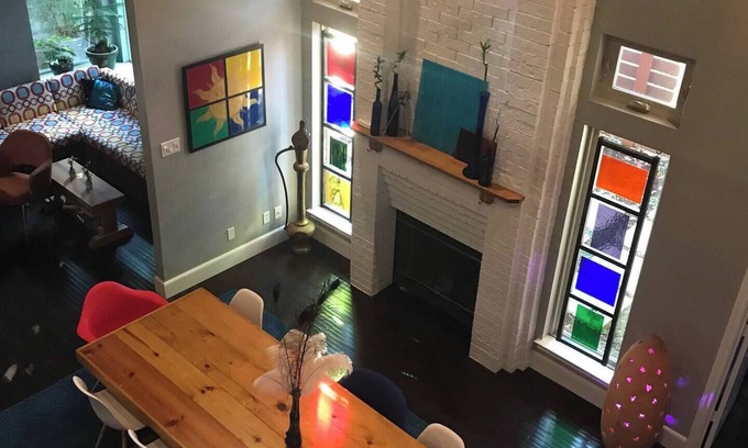 Southwest Arlington House | Pet friendly Bohemian townhouse with very private patio