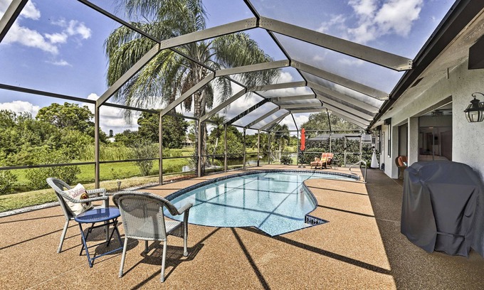 Lochmoor Waterway Estates House | Pet-Friendly Fort Myers Home w/Patio & Grill!