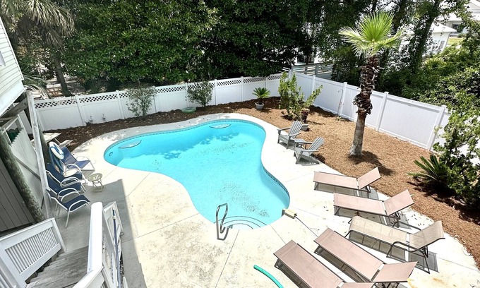 Gulfview Heights House | Pet friendly home w/Heated Private Pool, South of 30A/Walk to Beach