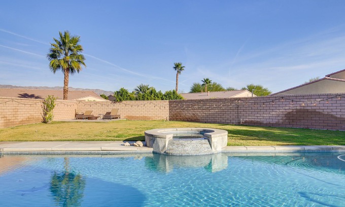 Indio House | Pet-Friendly Indio Home: Pool, Jacuzzi & Fire Pit!