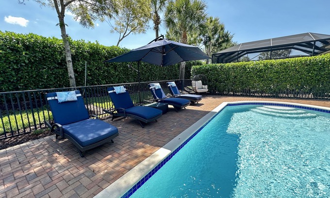 Naples House | Pet friendly modern home with private heated pool in a gated community!