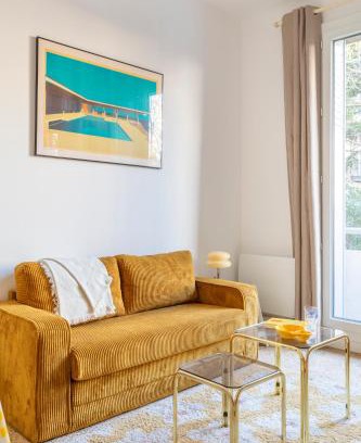 La Conception Apartment | Petit jaune, T2 centre ville Marseille avec balcon