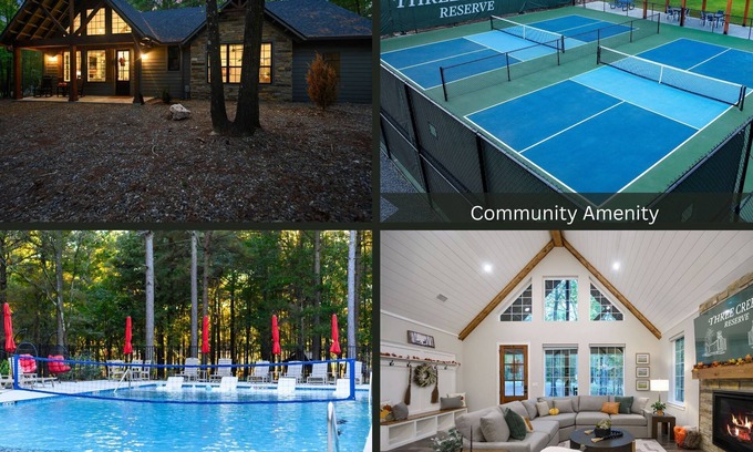 Broken Bow House | Pickleball, Pool, Splash Fountain, Clubhouse, Walking Trails, Basketball