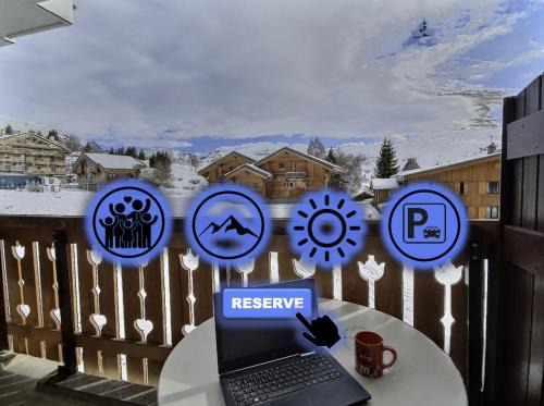 Bergers Apartment | Pieds des pistes - Parking couvert - Plein sud