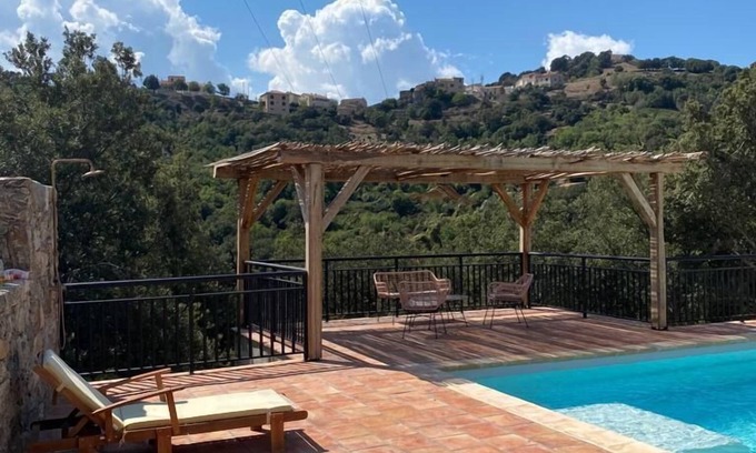 Pietralba Villa | Pietralba luxury villa with swimming pool located 20 minutes from ile rousse