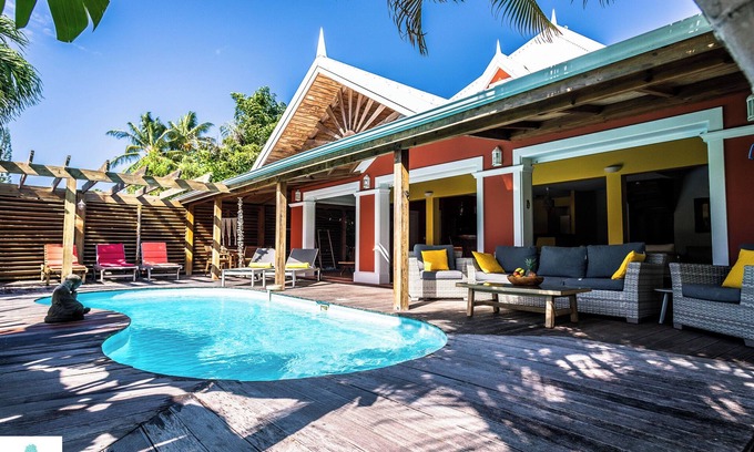 Anse des Rochers Villa | Piment Bleu Villa, private pool, nearby sandy beaches