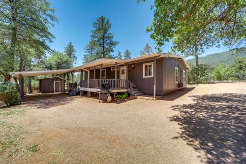 Pine House | Pine Home with Decks and Grill Less Than 1 Mi to Downtown!