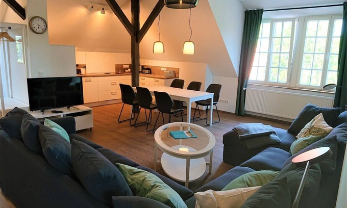 Everswinkel Apartment | Ponyhof Georgenbruch, vacation apartment Falkenhorst, 110m2, 1-7 pers.