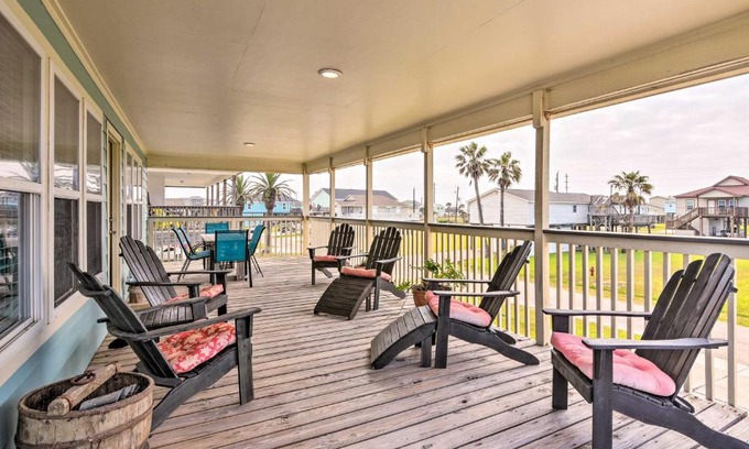 Terramar Beach House | Pool Access and Walk to Beach Galveston Home