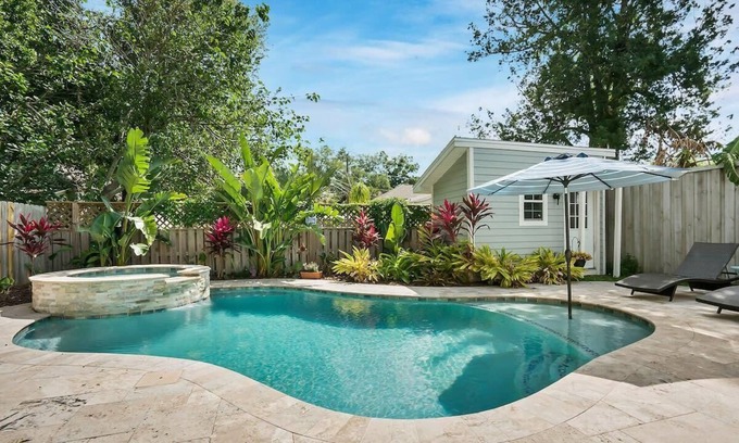 Lincolnville House | Pool, Hot Tub, Walk to Ice Plant, Smart TVs, BBQ