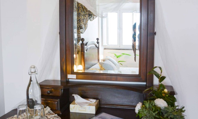 Ribeira Grande House | Pool suite with marble bath in exotic fruit orchard