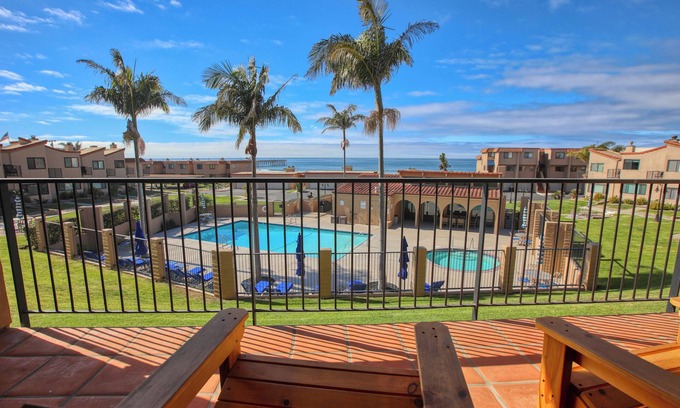 Downtown Condo | Poolside and Ocean View - 104 Pismo Shores