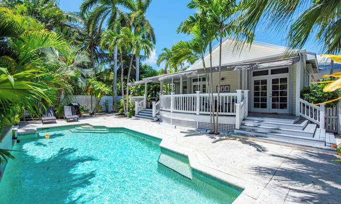Midtown House | Poolside Paradise | Historic Charm, Heated Pool, & Midtown Key West Living!