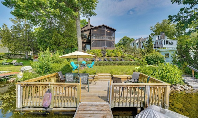 Lake George House | Porch & Views: Queensbury 'Three Family Lakehouse'