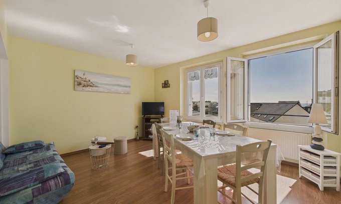 Concarneau Apartment | Port and beaches within walking distance for 4