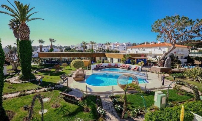 Areias de Sao Joao Hotel | Praia da Oura Coastal Getaway! Private Terrace with Garden View, Pool | 2 Units