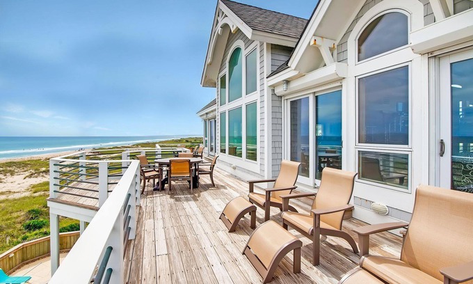 Hatteras House | Premier Oceanfront Home w/Pool, Hot Tub, Elevator, Theater, Game Room, and More