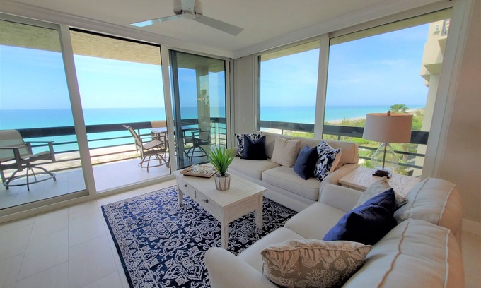 Longboat Key Condo | Premium 2 Bedroom Beachfront Corner Condo by FVC