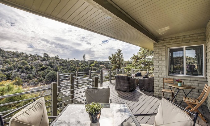 Prescott House | Prescott Getaway – 4BR, 3BA Rental w/King Beds, Boulder Views & Downtown Access