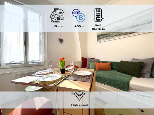 Gentilly Apartment | Primavera : Beau 2-pièces proche Paris, RER B 450m