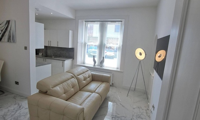 Ayr Apartment | Prime Location in Ayr Town Centre yet only 300yds from the beach.