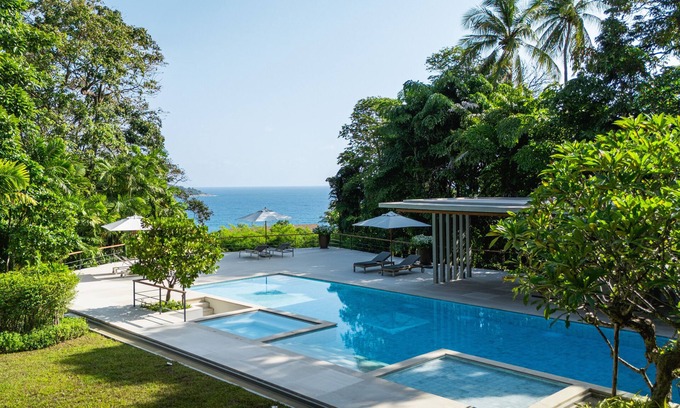 Kata Villa | Princess Maria - 6BR seaview villa in guarded estate, 250m from Kata Noi Beach