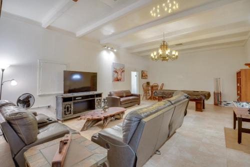 Bunnell House | Private 3-Acre Retreat with Game Room in Bunnell!