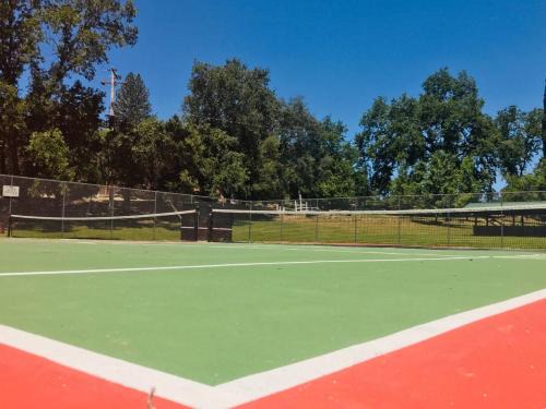 Soulsbyville House | Private Backyard Firepit Hammock BBQ Grill