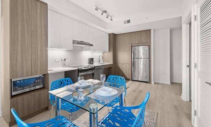 NoMa Hotel | Private Balcony & Free Outdoor Wifi | 2BR in Central DC