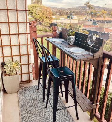 Carlsbad Apartment | Private Balcony Overlooking Pool - Gated Parking