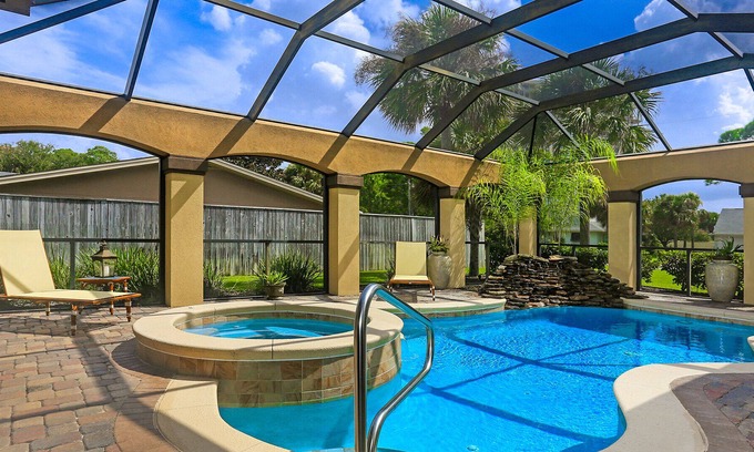 Gulf Pines House | Private Beach Access! ! Heated Pool! 5 Bd/3 Ba home in Destin
