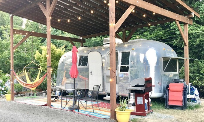 Port Ludlow House | Private Beach - Port Ludlow Beach Happy Camper