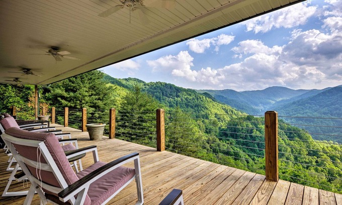 Marshall House | Private Blue Ridge Home w/Hot Tub, Mountain Views