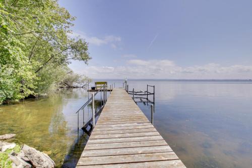 Fond du Lac House | Private Dock and Yard Tranquil Lake Winnebago Home