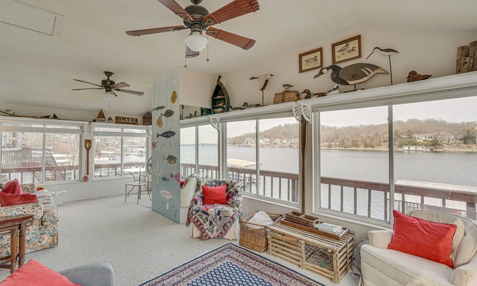 Sunrise Beach House | Private Dock: Lake of the Ozarks Hideaway!
