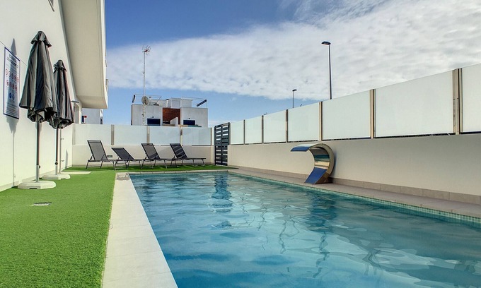 Los Cuarteros Apartment | Private roof terrace, wifi, pool and parking