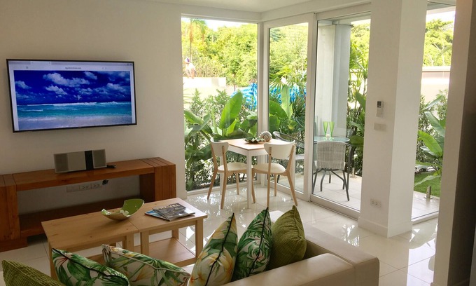 Choeng Mon Apartment | Private Garden Condo - 5 min From the Beach