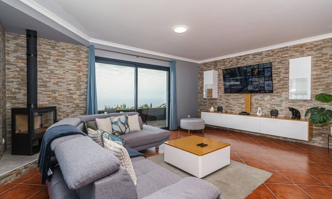 Ponta do Pargo Villa | Private Hot Tub Ocean & Sunset Views Serenity