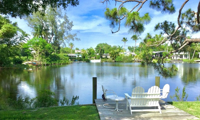 Lake Park House | Private lake house and guest cottage near downtown and beaches, bike anywhere!!