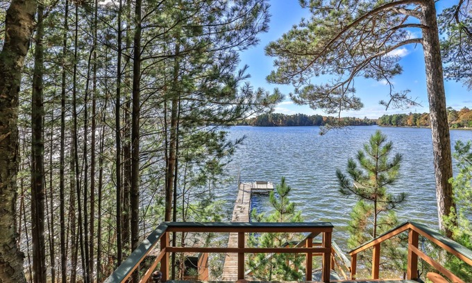 St Germain House | Private, log home on the sandy shore of Little Saint Germain Lake!